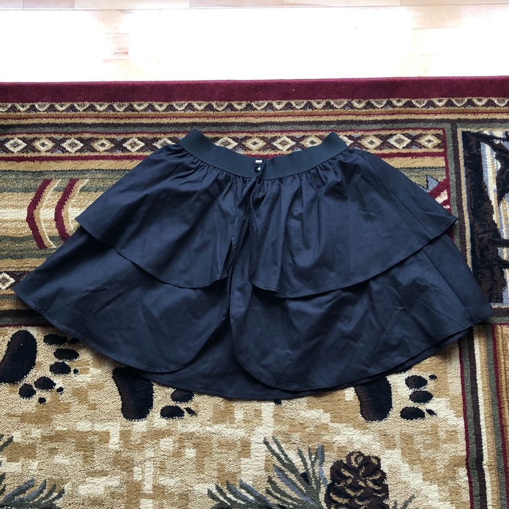 Laura Byrnes Black Layered Under Skirt